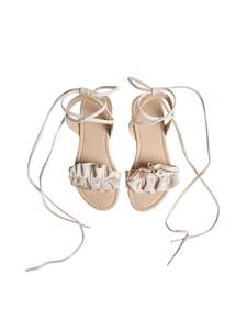 GORGLITTER Women's Lace Up Flat Sandals Strappy Tie Up Dressy Slides Shoes | Gladiator Sandals, Ankle Strap Ru