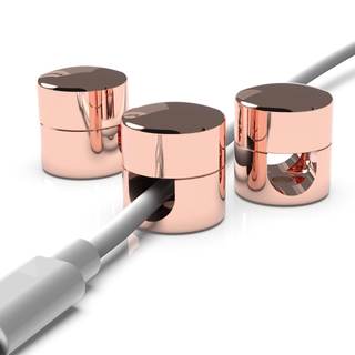 ICONIT Cable Anchors for Desk Organization | Premium Aluminum Cord Organizers | Charger + Cable Management Cli