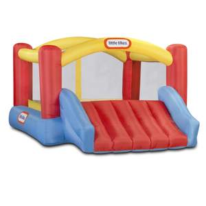 Little Tikes Jump 'n Slide Inflatable Bouncer Includes Heavy Duty Blower With GFCI, Stakes, Repair Patches, An