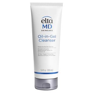 EltaMD Oil-In-Gel Face Cleanser, Gentle Makeup Remover, 3.4 oz | Removes Sunscreen, Makeup, Sweat, Double Clea