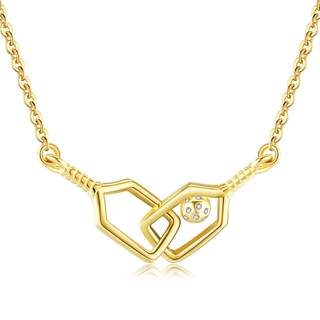 YAFEINI Sports Necklace S925 Sterling Silver Tennis/Lacrosse/Horse Bit/Pickleball Pendant Necklaces Sports Jew