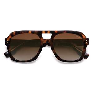 SOJOS Retro Thick Polarized Aviator Sunglasses for Women Men, Large Trendy Bold Square Pilot Shades SJ2385