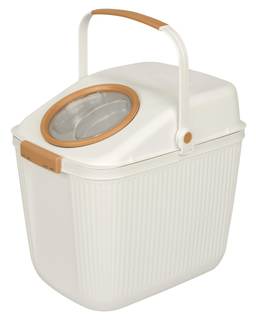 Harry Barker Lightweight Airtight Pet Food Storage Container, Eco-Friendly Recycled Plastic with Easy-Access L
