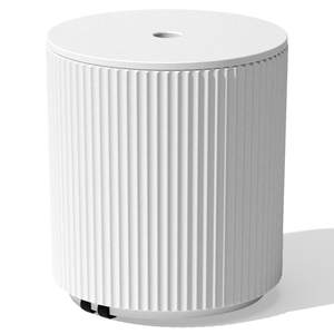 Veradek Umbrella Side Table - Outdoor Patio Table with Umbrella Hole | Durable Plastic-Stone Composite, Easy A