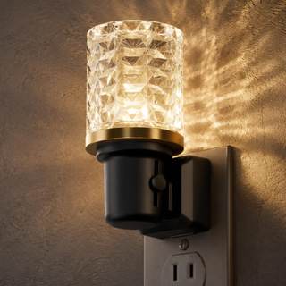 JandCase LED Night Light, Dimmable Night Lights Plug into Wall,Dusk to Dawn | Modern Nightlight, Auto On Off L