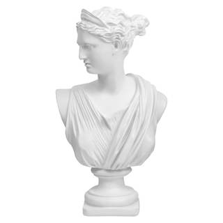 Norrclp 12.5in Greek Statue of Diana, Classic Roman Head Bust | Greek Mythology Sculpture for Home Decor Offic