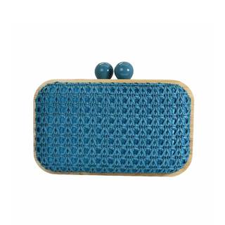 Women Straw Clutch Purse Handwoven Summer Evening Bag Beach Straw Handbag Wedding Party Clutch Bag Wicker Purs