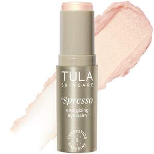TULA Skin Care Spresso Energizing Eye Balm - Energizing & Hydrating Caffeine Under Eye Treatment for Dark Circ
