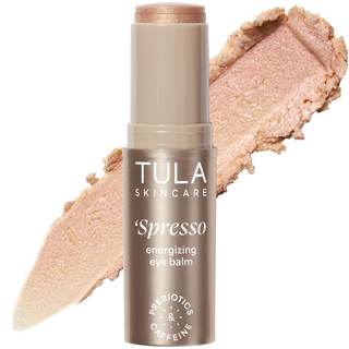 TULA Skin Care Spresso Energizing Eye Balm - Energizing & Hydrating Caffeine Under Eye Treatment for Dark Circ