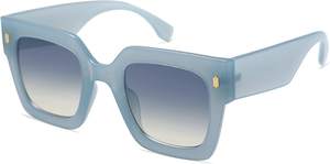 SOJOS Retro Trendy Oversized Thick Square Sunglasses Womens SJ2194 | Vintage UV400 Large Luxury Shades Driving