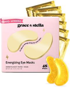 grace & stella Award Winning Under Eye Mask - Birthday Gifts for Women - Gel Eye Patches for Dark Circles, Puf