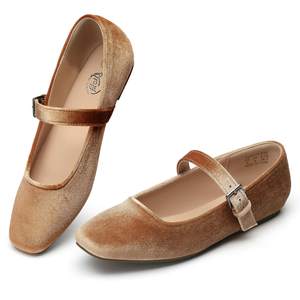 Trary Mary Jane Shoes Women Woven Flats for Women Dressy Ballet Flats Squared Toe Mary Jane Flats Shoes 7.5 Ve