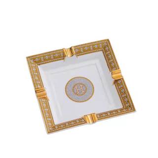 Cigar Ashtray for Indoor or Outdoor Use, Desktop Smoking Ash Tray for Home Office Decoration