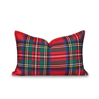 Hofdeco Premium Classic Christmas Holiday Winter Heavy-Weight Canvas Decorative Lumbar Pillow Cover ONLY for C