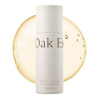 Oak Essentials Pure Gel Cleanser, Clarifying Face Wash, 5 fl oz | Features aloe leaf juice & amino acid surfac