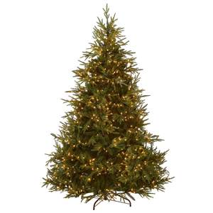 National Tree Company 7.5ft Pre-Lit Fraser Grande Artificial Christmas Tree | 1,000 Clear Lights, 3,719 Tips, 