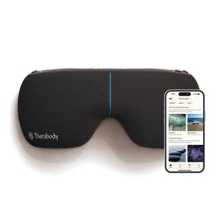 Therabody SmartGoggles (2nd Generation) Heated Eye Mask & Eye Massager - Blackout Sleep Mask & Temple Massage 