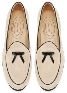 Journey West Suede Tassel Loafer for Women Slip-on Belgian Penny Loafers Shoes for Women in Many Colors 9.5 Be