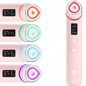 medicube Booster Pro | 6-in-1 Real Glass Glow Beauty Massager | for Clear, Radiant, Firmer-Looking Skin | Kore