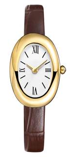 MASTOP Bracelet Watch for Women - Elegant 24mm Oval Dial Bangle Watch - Gold Jewelry Style Quartz Wristwatch -