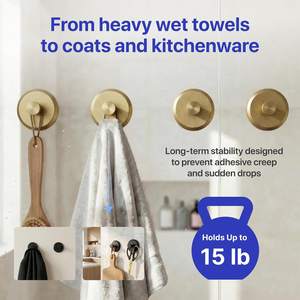 HOME SO Suction Cup Hooks for Shower &… — view 3