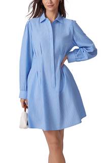 8 Chic Amazon Blue & White Dresses