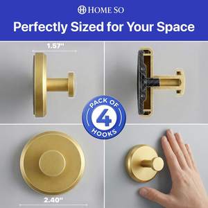 HOME SO Suction Cup Hooks for Shower &… — view 6